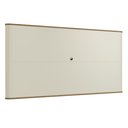 Ver imagem 2 de Rack Sala com Painel para Tv 75 Pol 4 Portas Brise 180cm Pés Preto Clio I03 Louro Luna - Lyam