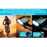 Kit Farol Bike Lanterna Led Recarregavel Usb Impermeável 3 Modos + Buzina com 5 Sons Diferente Siren - 5