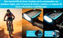 Ver imagem 5 de Kit Farol Bike Lanterna Led Recarregavel Usb Impermeável 3 Modos + Buzina com 5 Sons Diferente Siren
