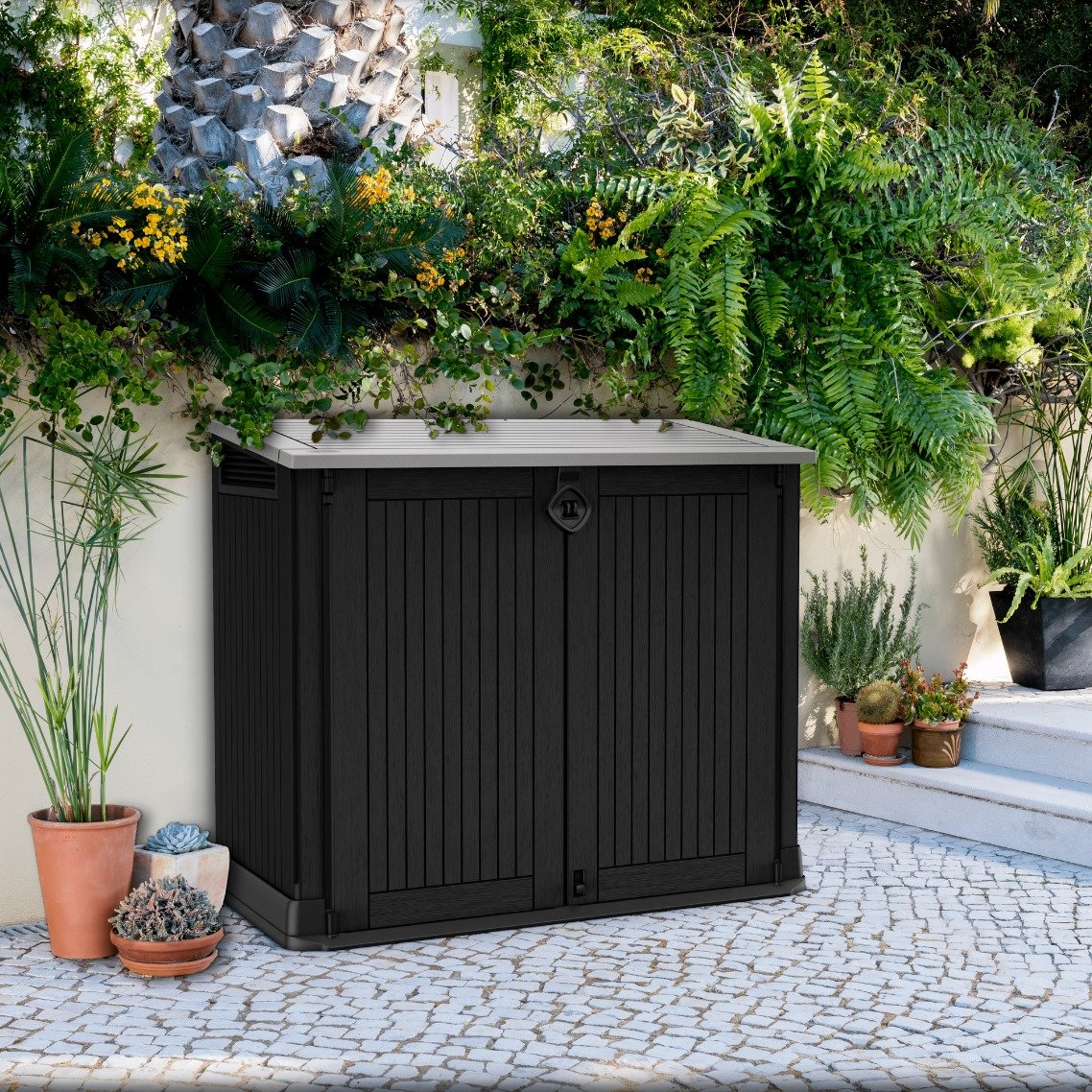 Depósito Externo Store It Out Midi Shed Cinza e Preto - 7