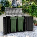 Ver imagem 6 de Depósito Externo Store It Out Midi Shed Cinza e Preto