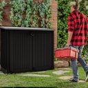 Ver imagem 4 de Depósito Externo Store It Out Midi Shed Cinza e Preto