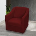 Ver imagem 2 de Kit 4 Poltronas Decorativas para Sala de Espera Recepção Escritório Consultório Suede