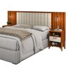Cabeceira Onix Mdf Estilo e Resistência para Seu Quarto:queen/canela - 1