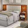 Cabeceira Onix Mdf Estilo e Resistência para Seu Quarto:queen/canela - 2