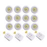 Kit 12 Lampadas Spot Led Luminaria Controle sem Fio Remoto - 2