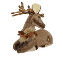 Ver imagem 4 de Rena Rústica Sentada Revestida em Pele Alt 36cm X Larg 19cm X Comp 44cm