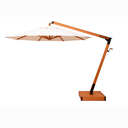 Ver imagem 1 de Ombrelone Slim Lateral Giratorio 2,9m Sand C/ Base Madeira - Solemar