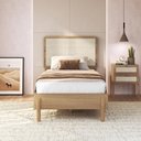 Ver imagem 6 de Cama Solteiro Palhinha Oslo 27058 Pes Madeira 102 Cm Hanover Artesano