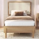 Ver imagem 2 de Cama Solteiro Palhinha Oslo 27058 Pes Madeira 102 Cm Hanover Artesano