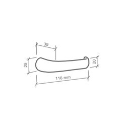FECHADURA DUNA IMAB INTERNA PRETA PRETO PP QUARTO CHAVE GRANDE 40MM - 3
