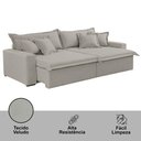Ver imagem 2 de Sofá Montreal Veludo 02 Módulos 80cm B25cm Meu Sofá Online B026 Veludo Prata