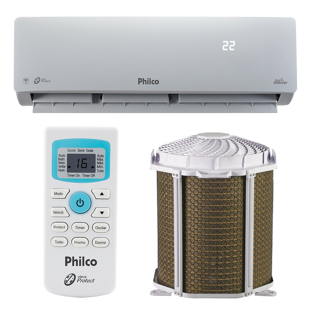 Ar-Condicionado Split Quente e Frio 9000 BTUS PAC9000ITQFM9 Philco ...
