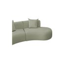 Ver imagem 5 de Kit Sofá Modular 4 Lugares Moderno Curvo Orgânico Duna Bouclé