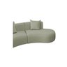 Kit Sofá Modular 4 Lugares Moderno Curvo Orgânico Duna Bouclé - 5