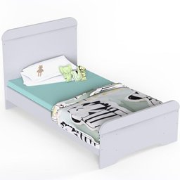 Quarto De Bebê Berço 3 Em 1 Cômoda Branco - 7