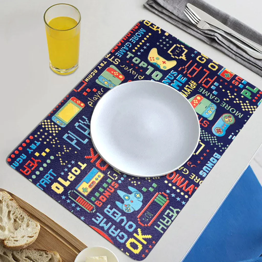 Ver imagem 1 de 6 Jogo Americano Game Play Impermeável Pvc 6 Lugares