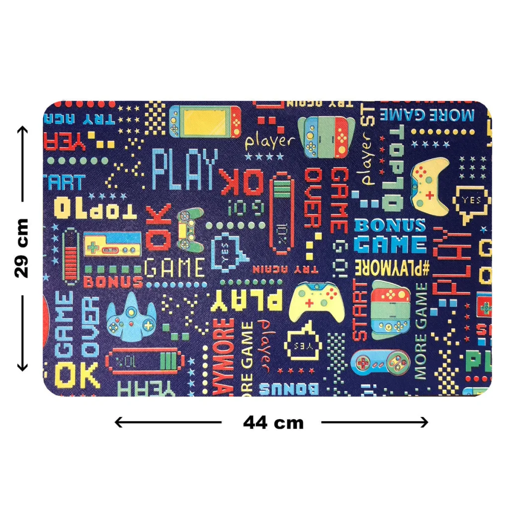 Ver imagem 7 de 6 Jogo Americano Game Play Impermeável Pvc 6 Lugares