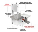 Ver imagem 3 de Serra Fita de Bancada Saro 146mm com Moedor 1/3CV Bivolt SF14M
