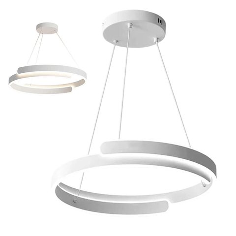 Lustre Pendente Luminaria Led Plafon 3 em 1 Luxo Moderno Casa Quarto Sala Recepçao Iluminaçao Comerc