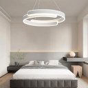 Ver mais imagens de Lustre Pendente Luminaria Led Plafon 3 em 1 Luxo Moderno Casa Quarto Sala Recepçao Iluminaçao Comerc