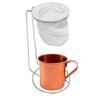 Suporte Coador de Café Cromado e Caneca Decor - Cobre - 1