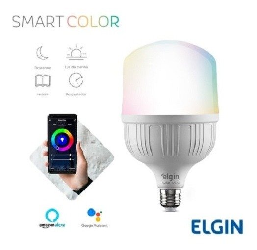 Lâmpada Elgin Inteligente Led Bulbo 20w Rgb Smart Color - 2