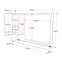 Ver imagem 5 de Espelheira para Banheiro 1 Porta Legno Branco/Snow