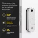 Ver imagem 4 de Fechadura Digital Lia Branca e Cromada Rolete Yale