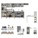 Ver imagem 4 de Casa Completa Mobiliada 4 Ambientes Cozinha/sala/quarto Solteiro/bebê Multimóveis Cr60007 Bc/nog/