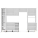 Ver imagem 6 de Cozinha Completa Modulada 320cm com Tampo e Cristaleira 5 Peças Pérola Yescasa