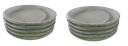 Ver imagem 1 de Jogo 10 Pratos Fundos 23 Cm de Pedra Sabão