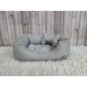 Ver imagem 3 de Cama Pet Cinza Cachorro P Almofada Cinza Caminha com Ziper Mini Brinquedo P