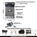 Ver imagem 2 de Kit 20 Chapinhas Chapa Inclinada 15º com Tubo Fixação Pés Palito Rosca 5/16 Zincada