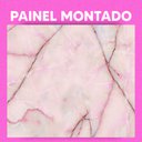 Ver imagem 3 de Papel de Parede Painel 3D Mármore Carrara Rosa Claro 3M Revestimento Auto Colante Marmorizado