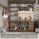 Ver mais imagens de Armário de Cozinha Completa 190cm Glamy Madesa Rustic