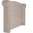 Ver imagem 5 de Cabeceira Cama Box King com Tachas 195 cm Sofia P05 Linho Cru - Lyam Decor