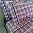 Ver imagem 2 de Jogo de lençol flanela VivaIN KING Imperial Azul 4 peças