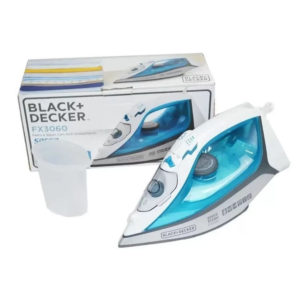 Ferro a Seco Black+decker Azul e Branco Fx3060-b2 - 220 Volts - 7
