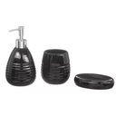 Ver imagem 5 de Conjunto 3 Peças Lavabo Banheiro Dispenser Líquido Escova
