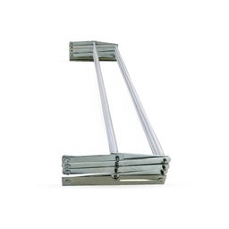 Varal de Parede Retrátil Aço Sanfonado - 100cm - 7