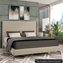 Ver imagem 2 de Cama Casal Base Box 138x188cm Pés de Ferro Cold P02 Veludo Bege - Mpozenato