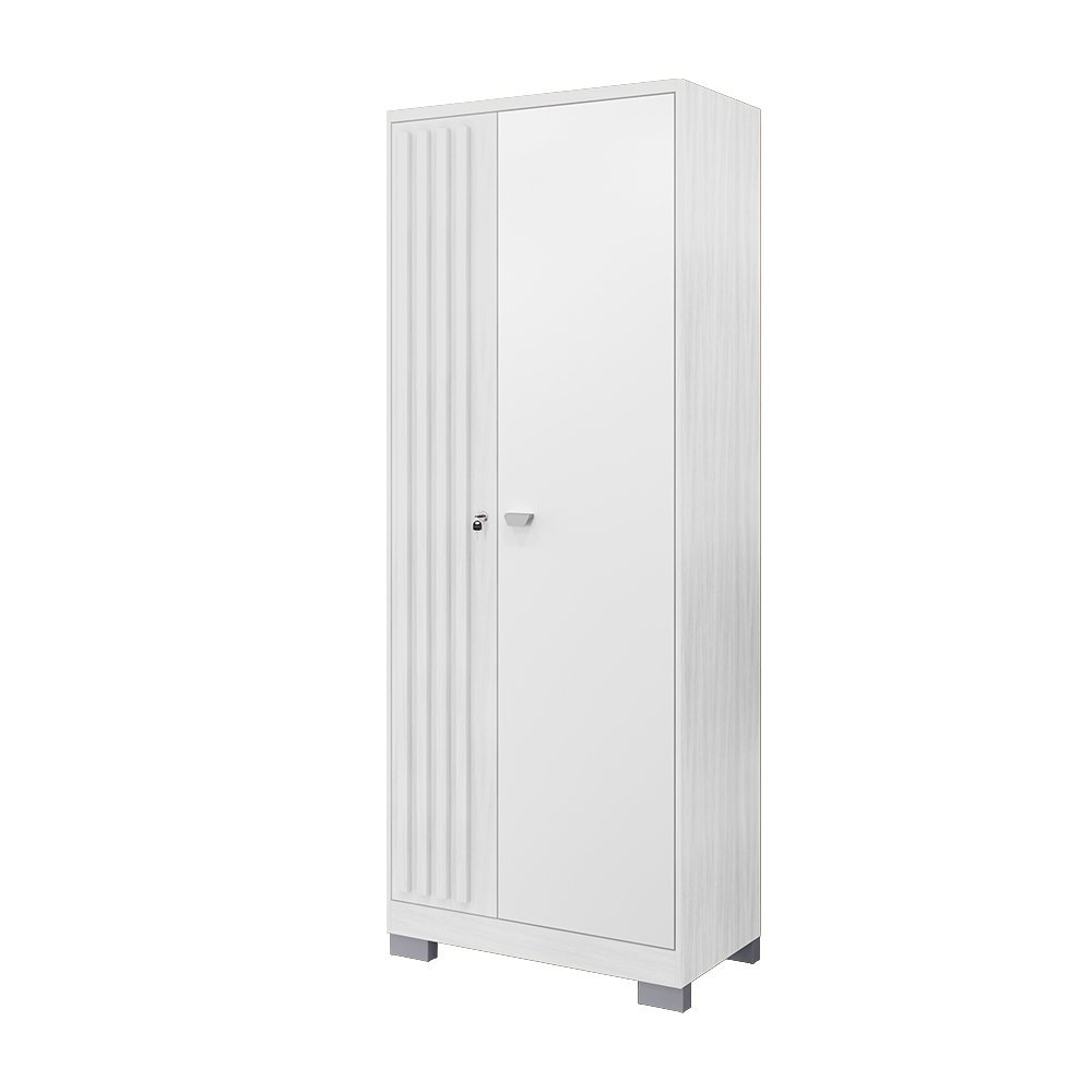 Guarda Roupa Solteiro 2 Portas Stella I01branco Clique Chique