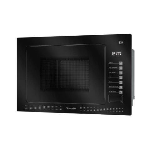 Micro-ondas de Embutir Mueller 25 Litros Painel Digital e 8 Programas Preto 127v - Mme25k