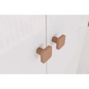 Ver mais imagens de Quarto Infantil Completo Ternura 2 Peças (1 Guarda Roupa + 1 Berço) Qi91 Branco/jequitiba - Henn