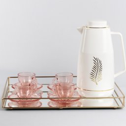 Bandeja Decorativa Helo 30x40cm Dourado - 5