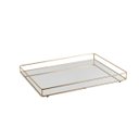 Ver imagem 1 de Bandeja Decorativa Helo 30x40cm Dourado