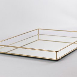 Bandeja Decorativa Helo 30x40cm Dourado - 3