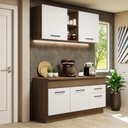 Ver imagem 1 de Cozinha Compacta 150001 Com Armário E Balcão Rustic/branco