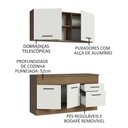 Ver imagem 7 de Cozinha Compacta 150001 Com Armário E Balcão Rustic/branco